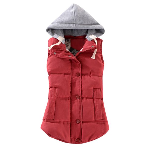 

men 's hooded vest jacket winter cotton thick waistcoat autumn and winter soft new style down vest men's thick warm casual vest, Black;white