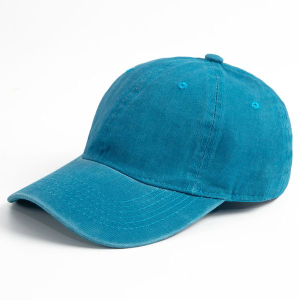 

100% cotton simple design baseball cap 17 solid colors casual snapback caps and hat for men women casquette de baseball, Blue;gray