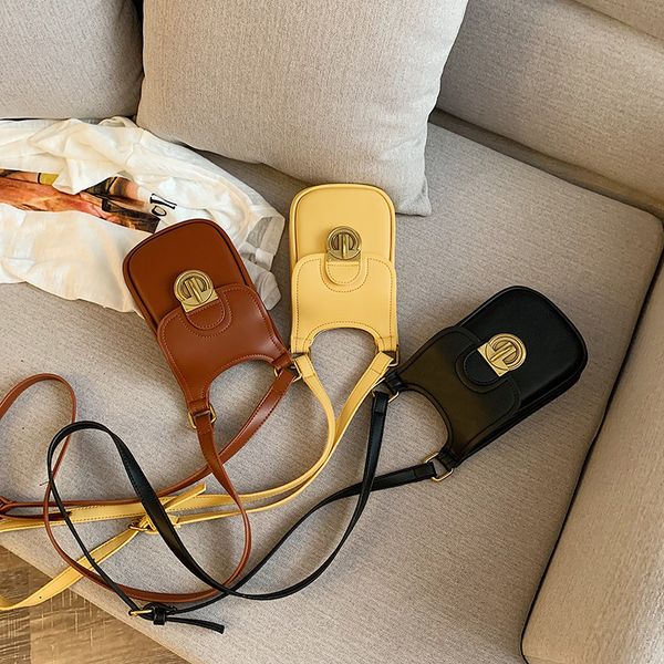 

ниша телефон сумка новые дамы 2020 весеннее чувство замок моды диких плеча сумку корейской версии