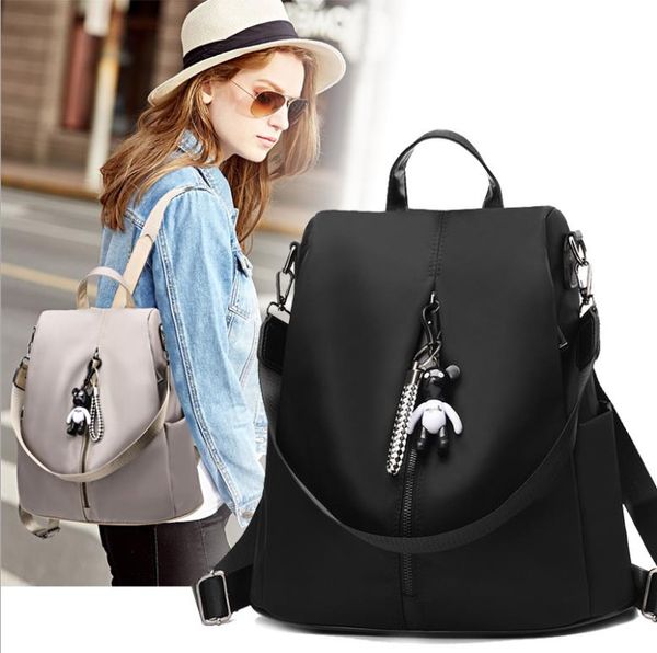 

women's backpack new fashion trend oxford cloth backpack large capacity leisure travel anti-theft bag ing