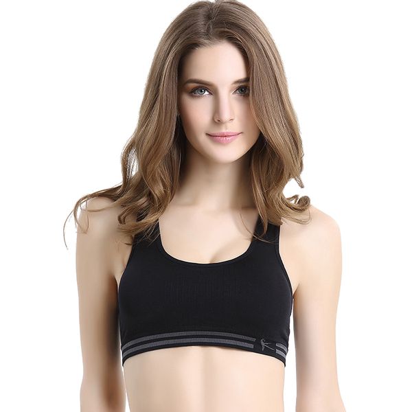 

Women Wirefree Padded Sports Bra High Impact Cotton Wirefree Padded Racerback for Running Fitness Yoga Vest Bras