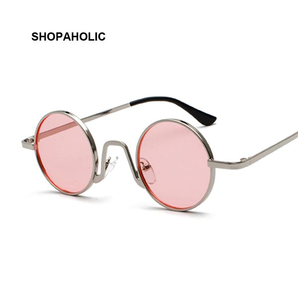 

sun glasses for men retro hippie round steampunk sunglasses women oculos vintage fashion 2020 shades, White;black