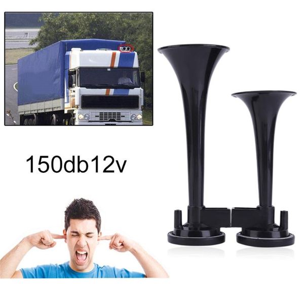 

modified 12v truck train boat rv 150db super loud dual trumpet air motorcycle car truck rv train boat horn with relay