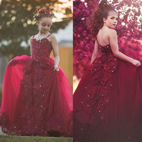 robe bordeau enfant