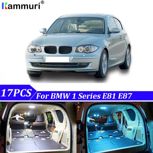 

17pcs white error led interior lights kit for 1 series e87 e81 led interior license plate light kit (2003-2011