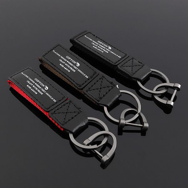 

первый слой коровьей металла цинка брелок из натуральной кожи цинка авто талии роскошные брелок бумажник брелки keyrings keyholde, Silver