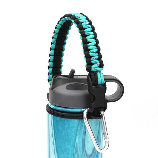 

hiking bottle rope hydration flasks rope for wide mouth water bottle cup handle hand-held high quality