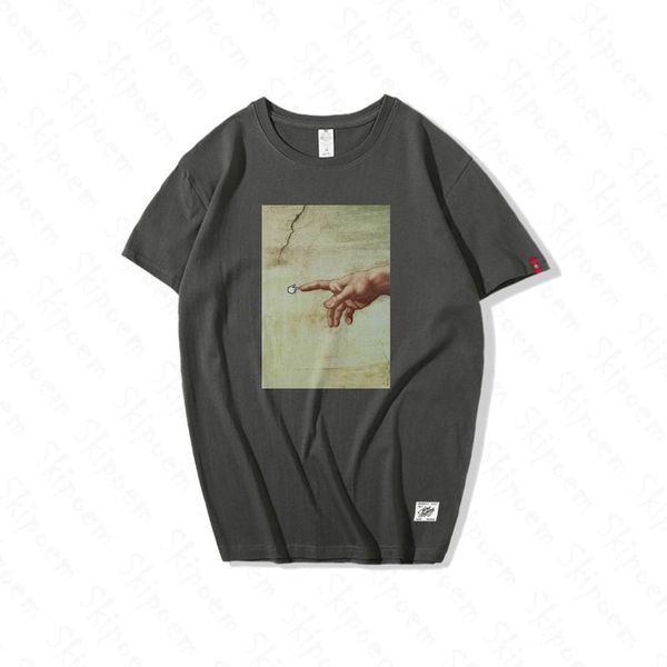 

art and digital t-shirt men funny new casual hip hop vintage harajuku fashion 100% cotton short sleeve summer streetwear, White;black