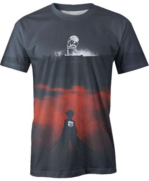 

mens t shirt anime shirts 3d printed attack ontitan t-shirt men summer tee couple short sleeve funny tshirt child gift s-5xl, White;black