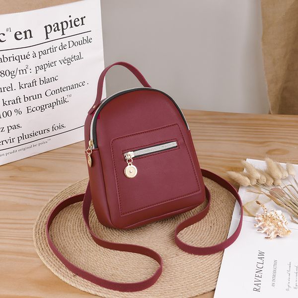 

mini backpack women pu leather shoulder bag for teenage girls kids fashion new small bagpack female ladies school backpack cute