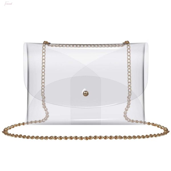

очистить сумка женская пвх прозрачный crossbody кошелек сцепления коммуникатор tote сумки на ремне