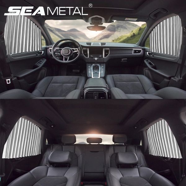 

2pcs car window sunshade curtain folding car side window sunshade curtains parasol sun shade cover for hatchback sedan suv