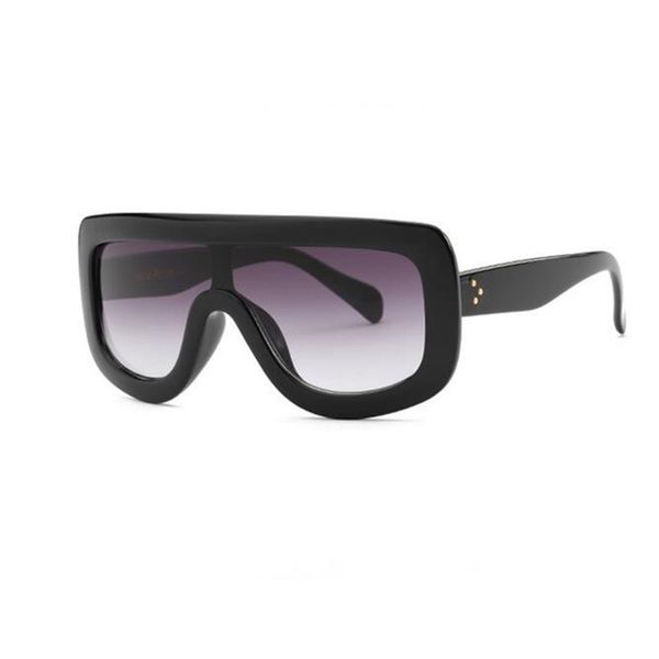 Großhandels-Quadrat-übergroße Sonnenbrille-Frauen-Mann-Berühmtheits-Marken-Entwerfer-große Dame UV400 Weinlese-Sonnenbrille-weibliche Oculos
