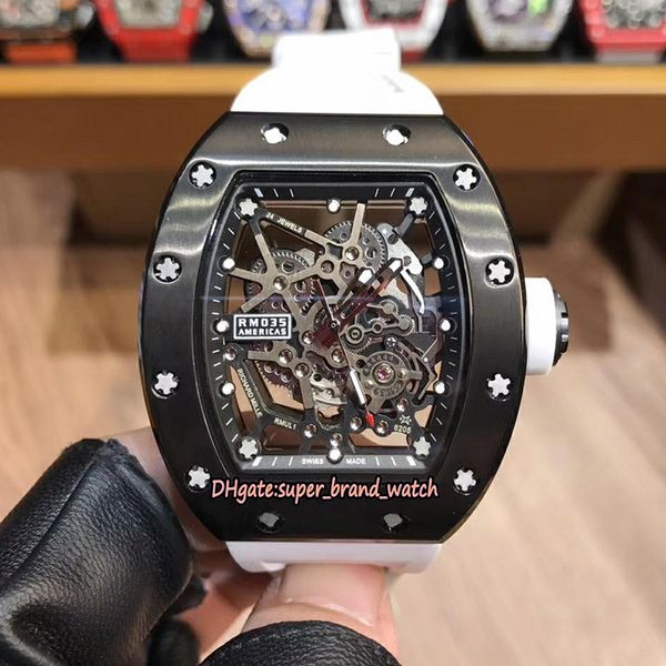 

10 tyle rm 035 rafael nadal keleton dial japan miyota automatic rm035 men watch black ca e rubber trap port watche