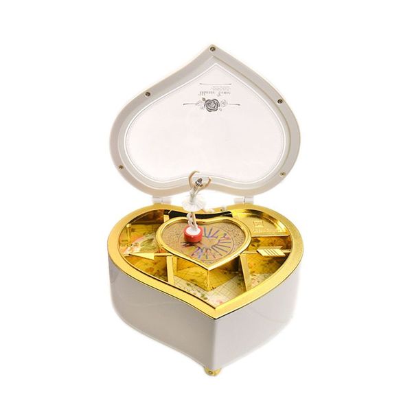 

rotating music box jewelry box for earrings bracelets necklace women girls gifts, Pink;blue