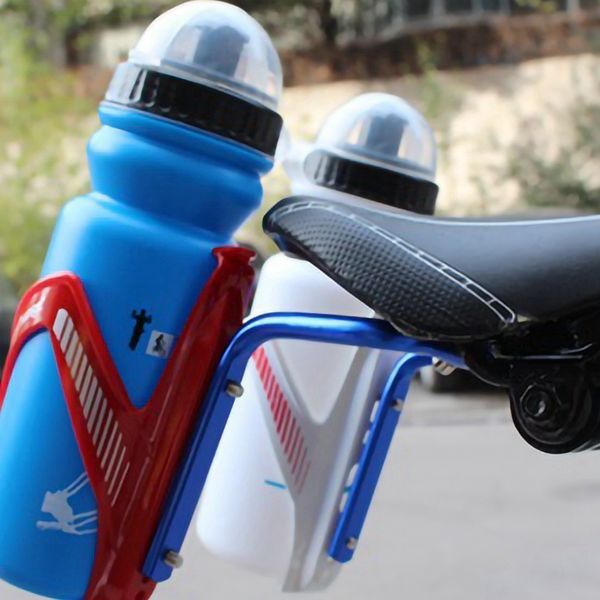 

bicycle double bottle cage kettle adapter frame cushion kettle extension frame aluminum alloy bottle cage bicycle extension fram