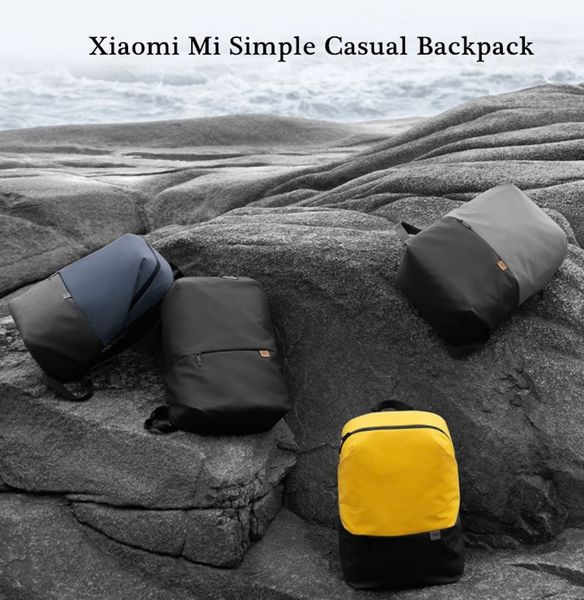 

mijia рюкзак 20l большой емкости водонепроницаемый легкий 15.6inch ноутбук сумка красочный отдых спорт chest обновления сумки