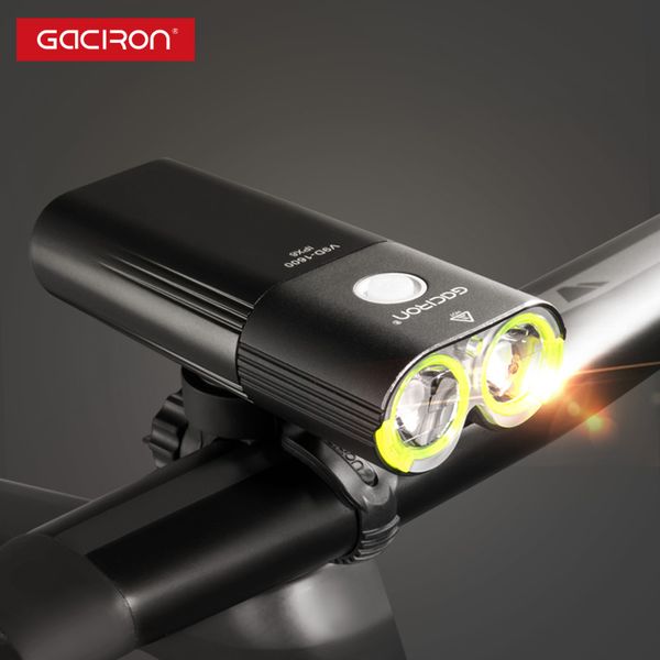 

bike lights gaciron v9d-1600 lumens bicycle light waterproof usb rechargeable