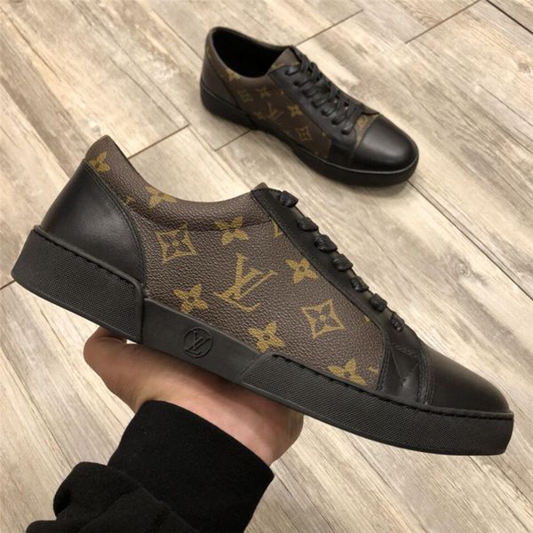 

Luxury top men's sneakers MATCH UP SNEAKER 1A2XC5 designer shoes men shoes sneakers brown and flower with box