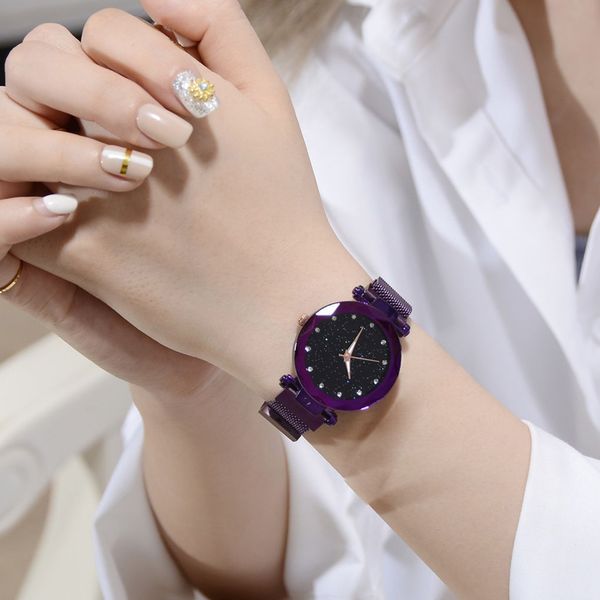 

мода звездный ясно циферблат женщины девушка смотреть браслет кварцевые круглые случайные сплава ремешок часы наручные часы, Slivery;brown