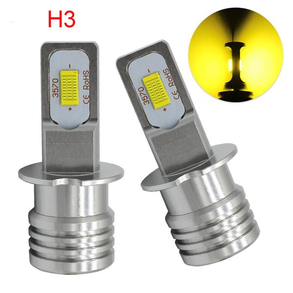 

2pcs 72w 3200lm h10 h16eu h11 h7 h4 h3 h1 9006 9005 881 880led fog light 3570 chips led fog blubs white daytime running lights