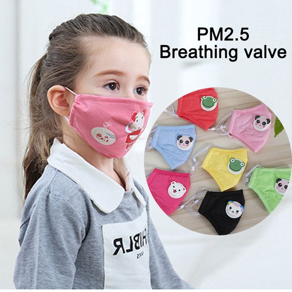 

with breathing valve children cotton mask pm2.5 anti dust mask activated carbon disposable filter windproof bacteria proof flu face masks