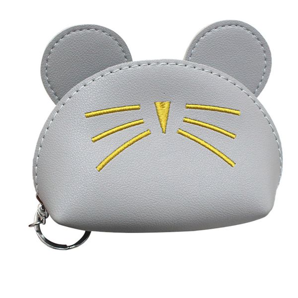 

fashion women short wallet cute cat printing pu leather wallets coin purse cash key card holders zipper handbag droship 10apr 10, Red;black
