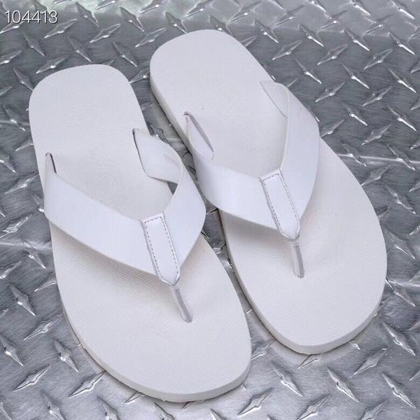 mens white leather flip flops