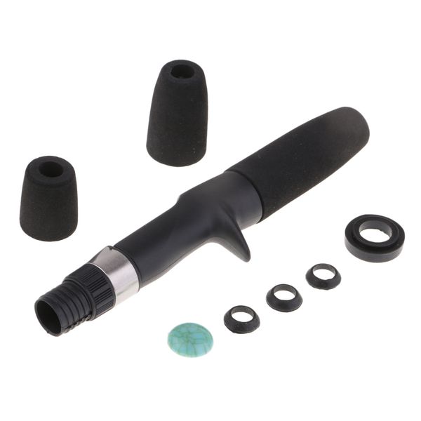 

rod building repair black eva fly/ice fishing rod handle grip and reel seat