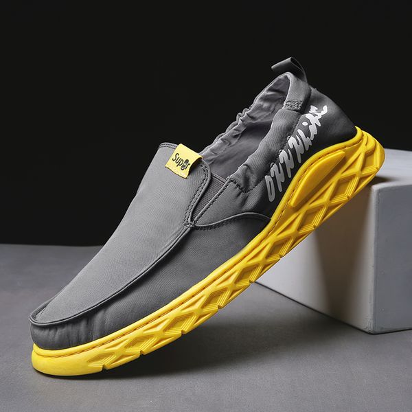 

fan pao classic men's walking sneakers easy slip ons tennis footwear street fashion casual loafers travel shoes ygs331