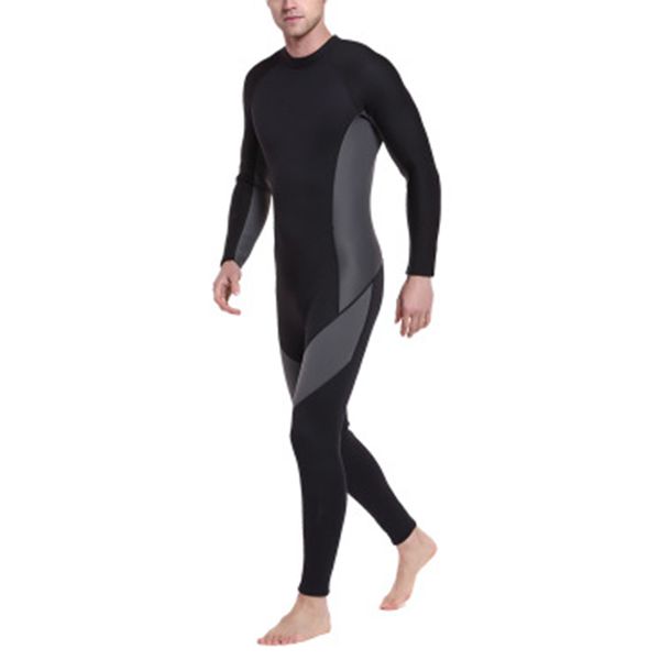 

selling 3mm thickness men wetsuit long sleeve zipper warm swimming surf diving suit