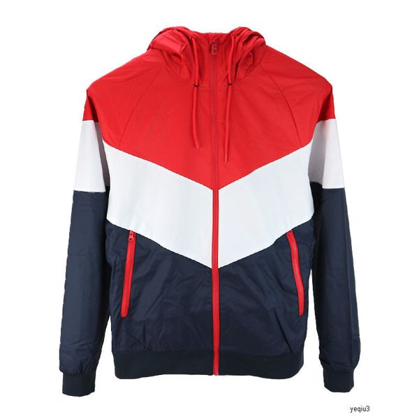 

mens women designer sports windbreaker jackets patchwork contract waterproof j9 jacket zippers up coats 2 colors, Black;brown