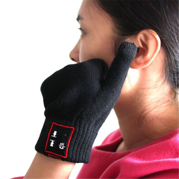 Mode-Bluetooth Handschuhe Headset Lautsprecher Bluetooth Magic Talking Handschuhe Full Touch Handschuh Für Moblie Telefone