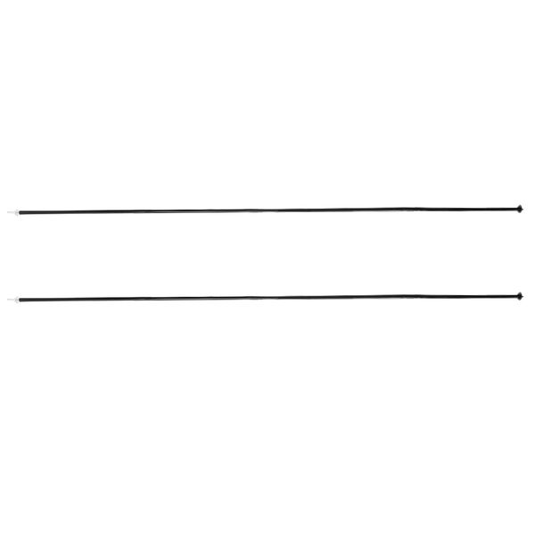 

2 pieces/ set 2.1m/ 6.89ft folding pointed cap bottom durable steel camping tent canopy tarp awning poles rods support bars with storage bag
