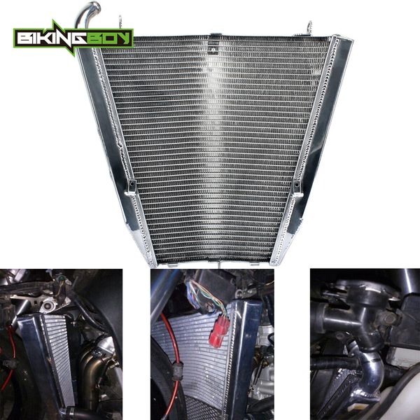 

bikingboy aluminium engine water cooling radiator cooler for cbr 1000 rr fireblade rr4 rr5 2004 2005 oem 19010meld01