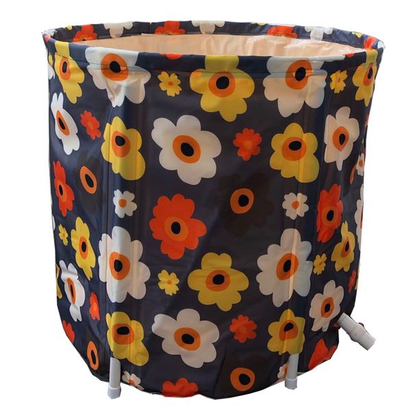 

household bath barrel plastic body removable bath barrel family folding