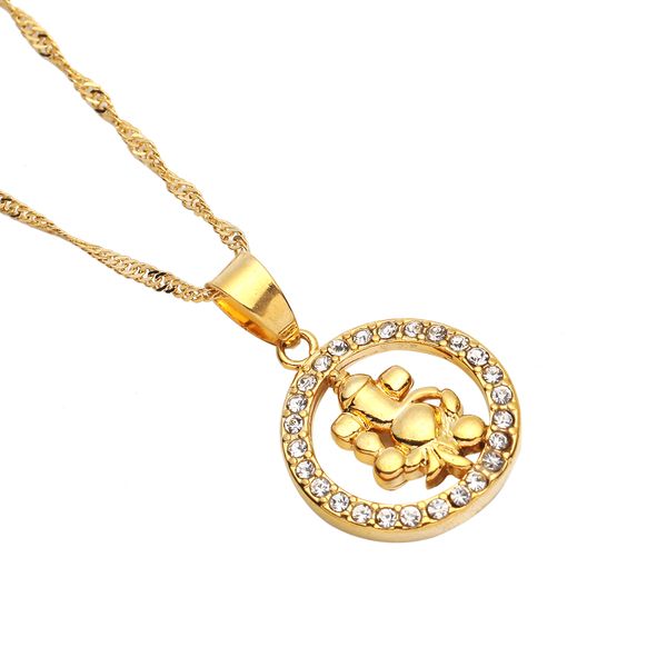 

24k gold color necklace pendant for women girl indian yoga charm pendant hindoo hindu india religion jewelry, Silver