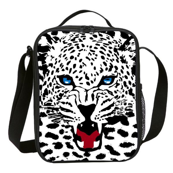 

дети lunch box животных термическая сумка еды prep обед сумка tiger wolf leopard дикий crossbody мужчины мальчиков для детей, Blue;pink