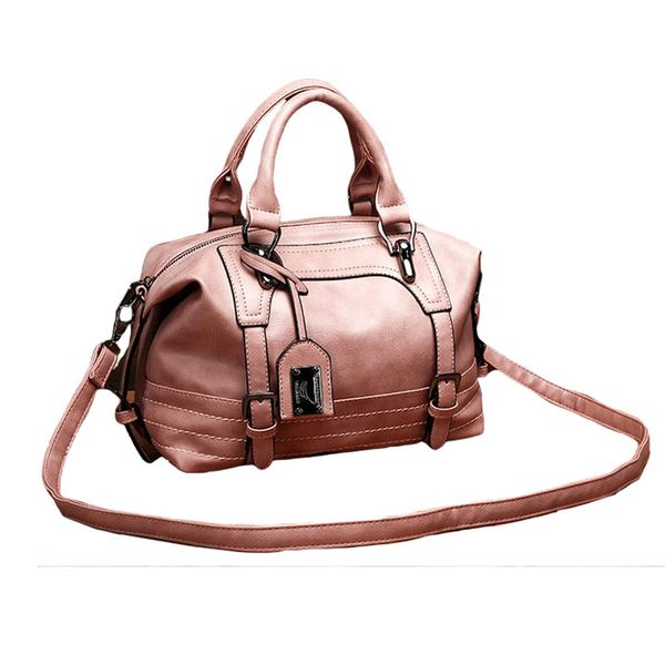

women retro crocodile pu leather handbags fashion solid color shoulder bag brief travel tote handle bags