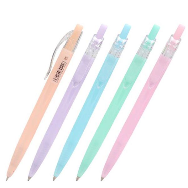 

0.5mm blue refill cute jelly ballpoint pen child student gift school supplies 4pcs (send in four different styles randomly, Blue;orange