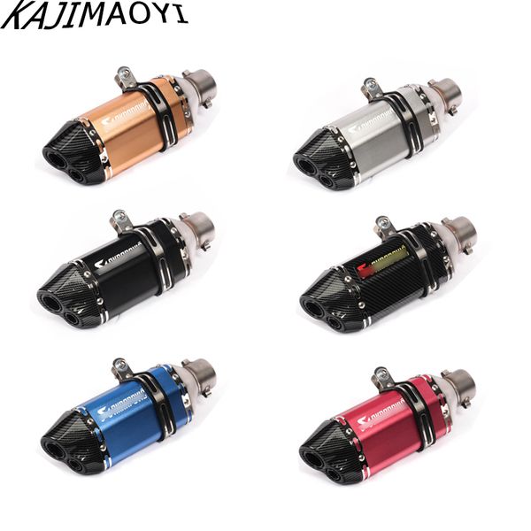

36-51mm universal motorcycle akrapovic exhaust modified muffler pipe scooter pit bike dirt motocrosssuitable for most motorcycle