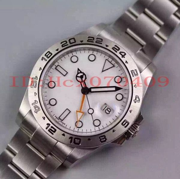 

men's 2 color 42mm 216570 black white dial cal.2836 movement automatic luxury mens watch jffactory wristwatch, Slivery;brown