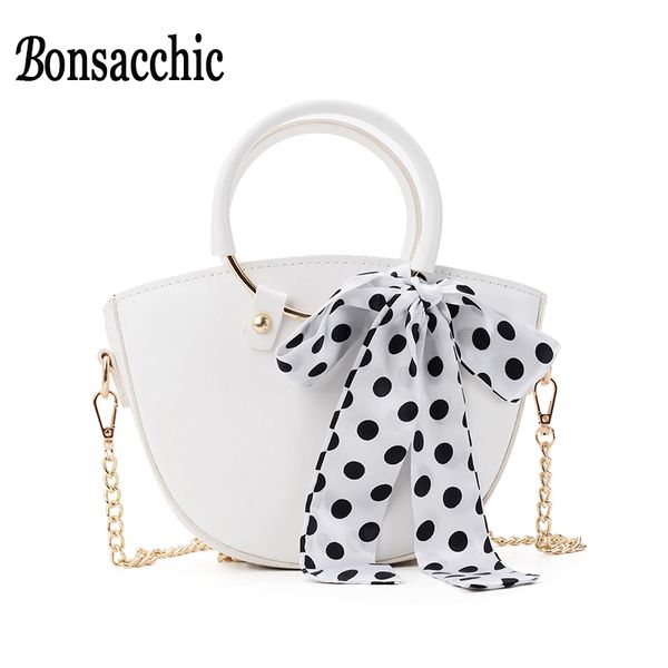 

bonsacchic white handbags women's small hand bag ladies handbags ring handle female tote handbag summer bag 2019