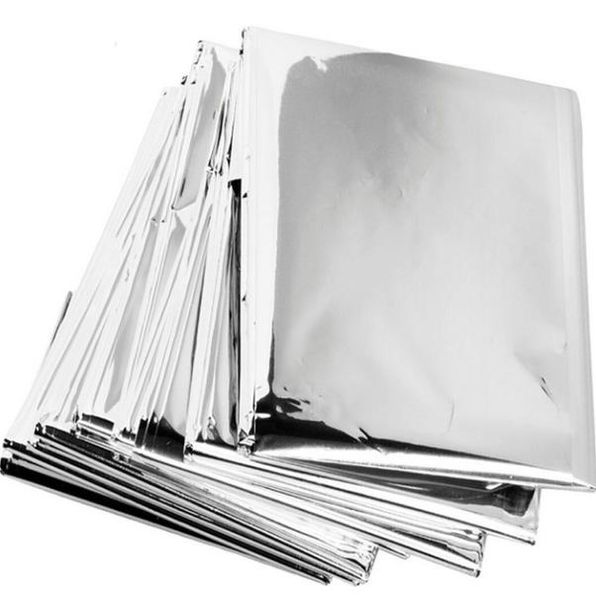 

outdoor water proof emergency survival rescue blanket foil thermal space first aid sliver rescue curtain military blanket