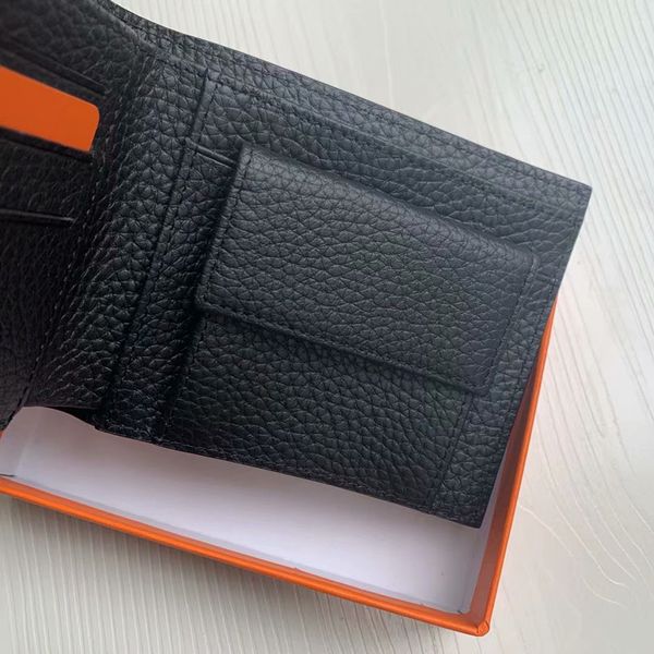 

genuine cow leather wallet classic black fashion credit id card holder with business card case coin purse card bag, Red;black