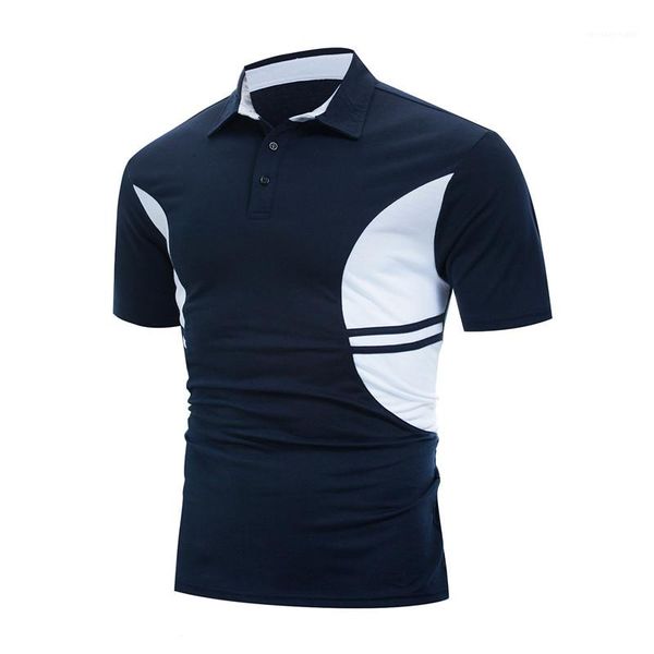 

tees mens quick dry clothes summer panelled mens fashion polos casual classic short sleeve, White;black