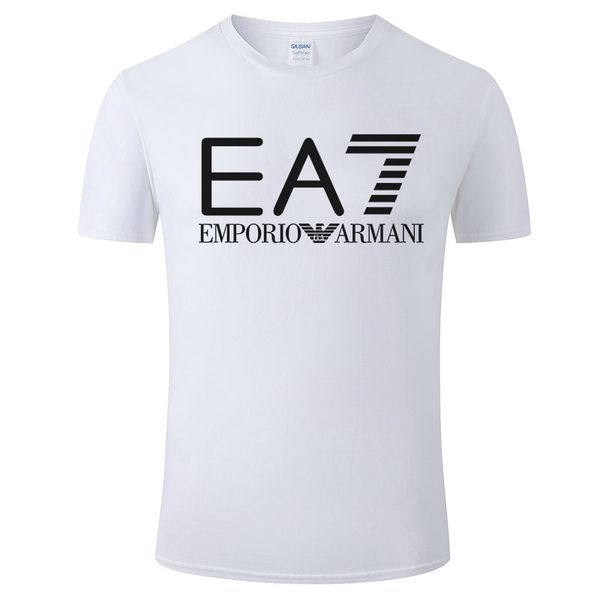 

men's wear designer fashion brand t-shirt embroidery letters printing men leisure round collar t-shirt shirt xs - 2 xl t-shirt coat in, White;black