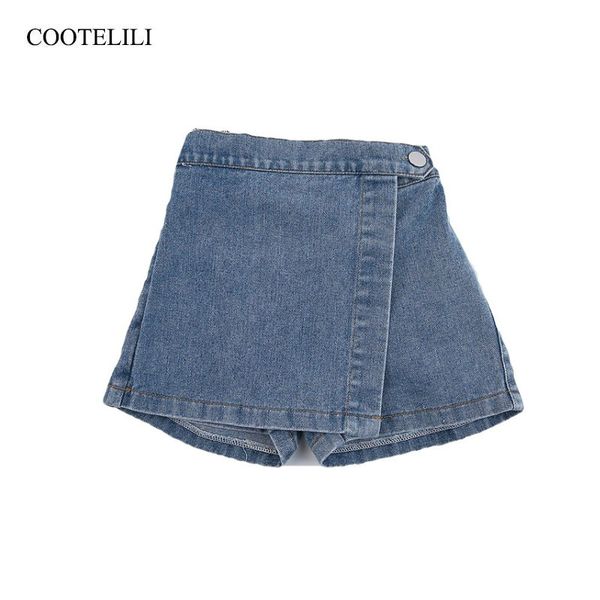 

cootelili kids clothing summer girls shorts skirt baby jeans pants summer beach denim pant shorts for girls clothing, Black