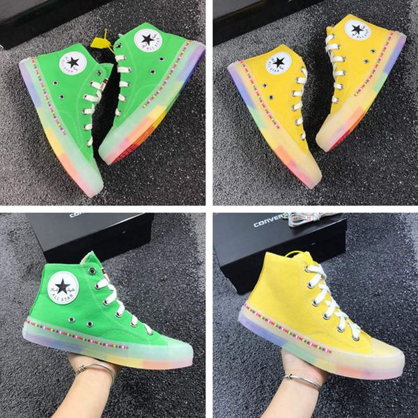 

fashion 1970 canvas athletic shoes womens and men originals classic 1970s canvas shoes jointly name cdg play jelly casual training sneakers, White;red