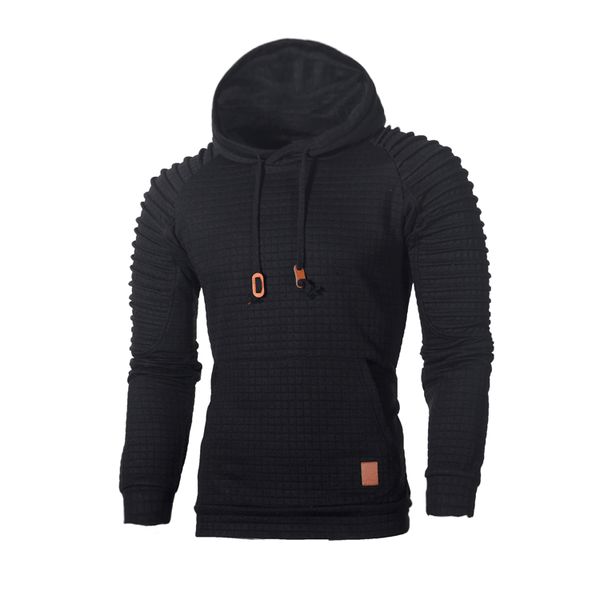 

2019 sweater men solid pullovers casual fashion mens sweater hooded autumn winter warm pullfemme slim fit jumpers, White;black